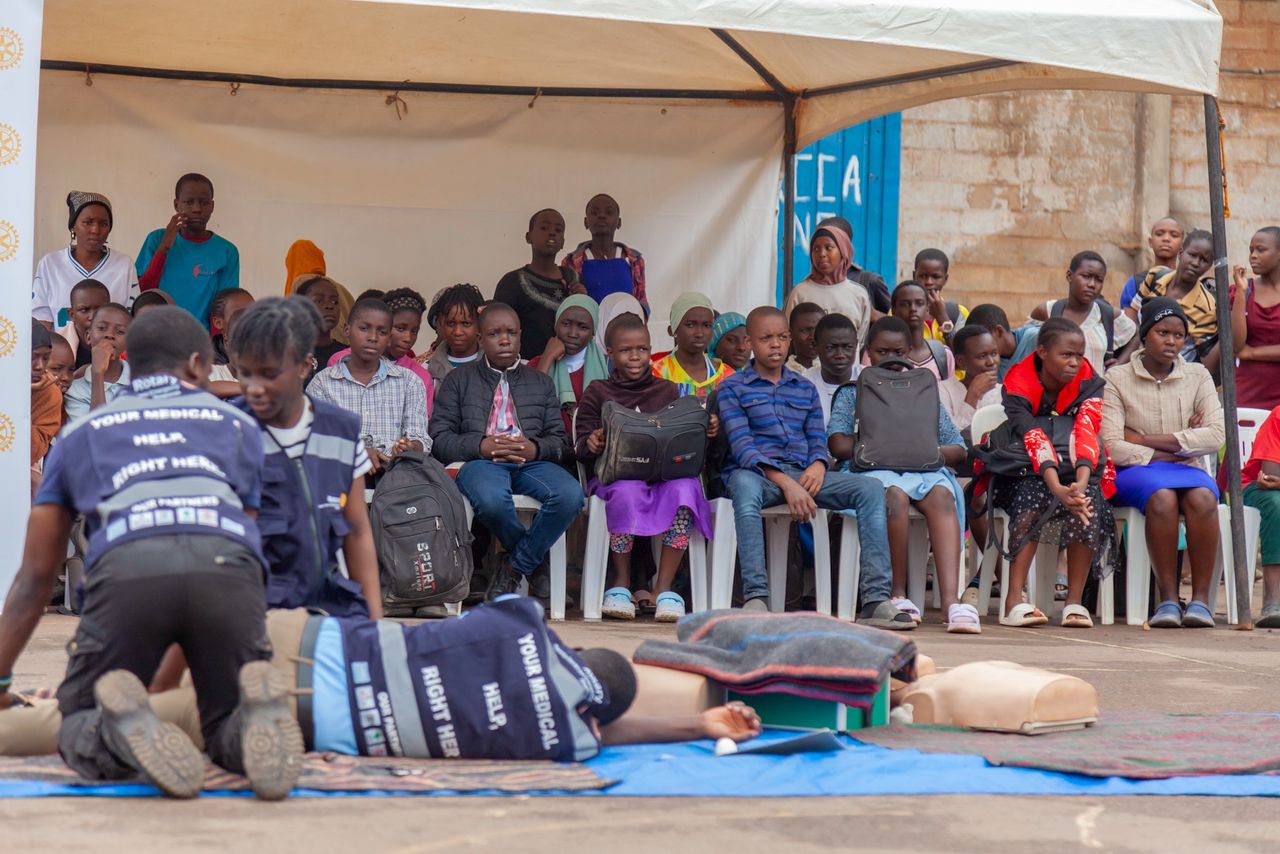 dfcu Bank, Rotary Uganda Strengthen Access to Essential Health Services at Nakivubo Camp dfcu Bank, Rotary Uganda Strengthen Access to Essential Health Services at Nakivubo Camp