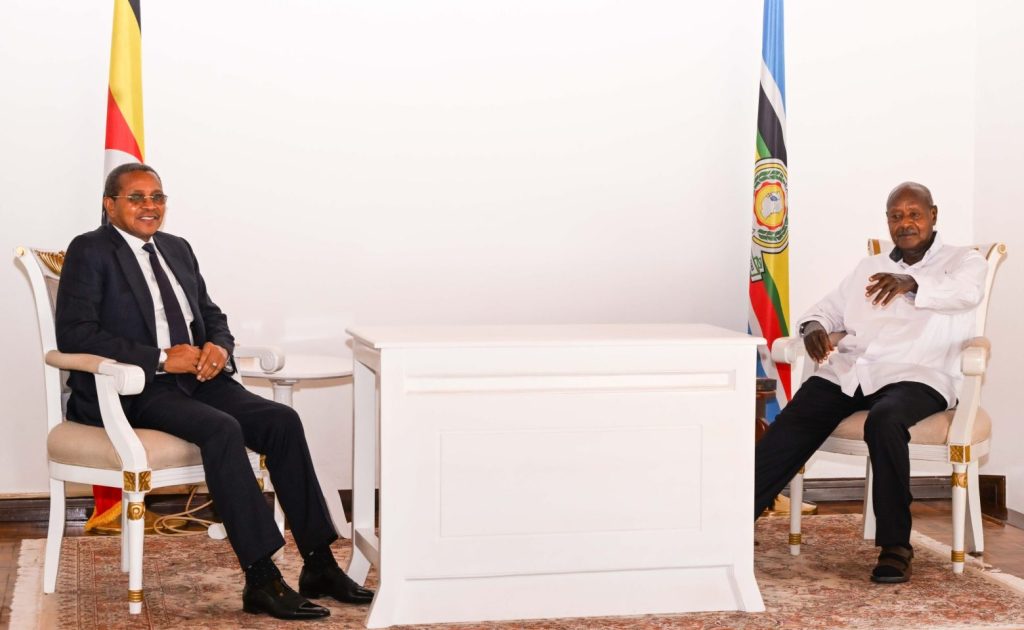 Former Tanzanian President Jakaya Kikwete Pays Courtesy Visit to President Museveni